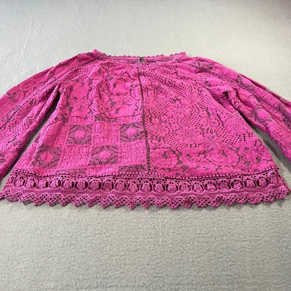 Anthropologie floral lace